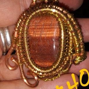 Wire wrapped pendants